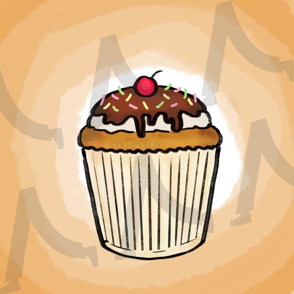 Cupcake-컵케이크 | 간식, 디저트, 그림, 드로잉, 컵케이크, 빵, 제과, 일러스트 | 스탠바이 STANDBUY 디지털 콘텐츠