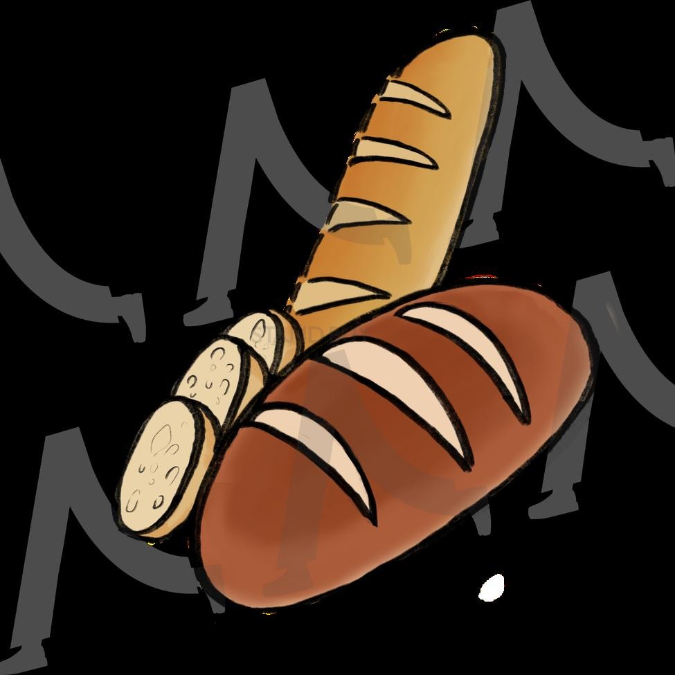 빵(바게트) | 빵, 그림, 식사, 음식, 드로잉, 바게트, 일러스트 | 스탠바이 STANDBUY 디지털 콘텐츠