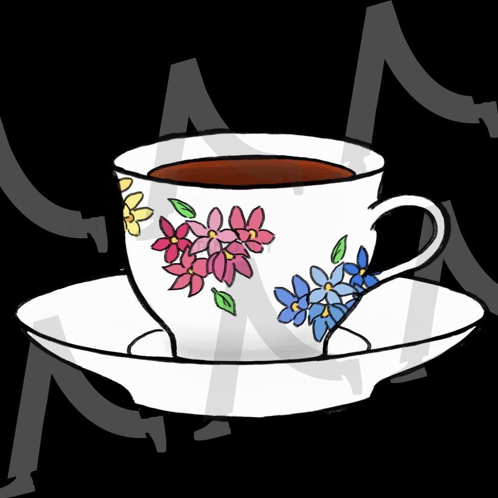 찻잔 | 찻잔, 그릇, 컵, 도자기, 차, 그림, 드로잉, 일러스트 | 스탠바이 STANDBUY 디지털 콘텐츠