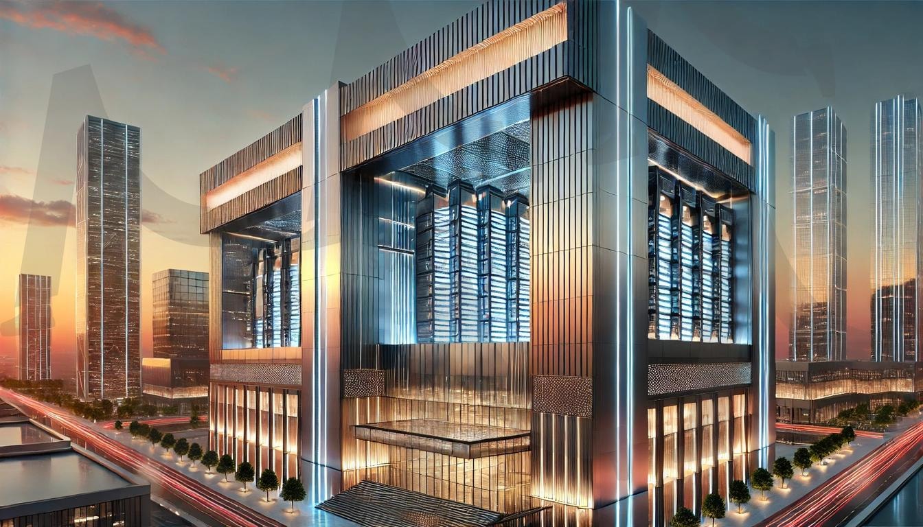 데이터 미래건물 | 미래, 반도체, 데이타, 건물, 네트워크 | 스탠바이 STANDBUY 디지털 콘텐츠