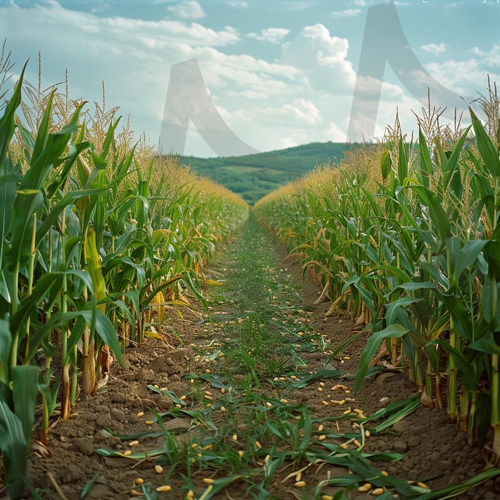 옥수수밭 | 옥수수, 곡식, 밭, 논, 시골, 농촌, 강냉이, ai | 스탠바이 STANDBUY 디지털 콘텐츠