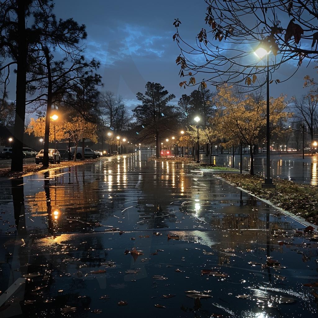 비온거리 | 비, 가을, 겨울, 거리, 가로등, 도시, 장마, 숲, 흐림, 날씨, ai | 스탠바이 STANDBUY 디지털 콘텐츠