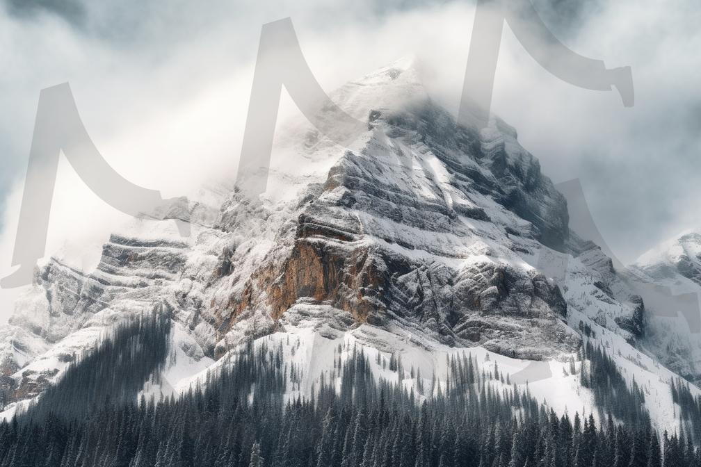 겨울산 | 산, 높은산, 겨울산, 바위, 얼음, ai | 스탠바이 STANDBUY 디지털 콘텐츠