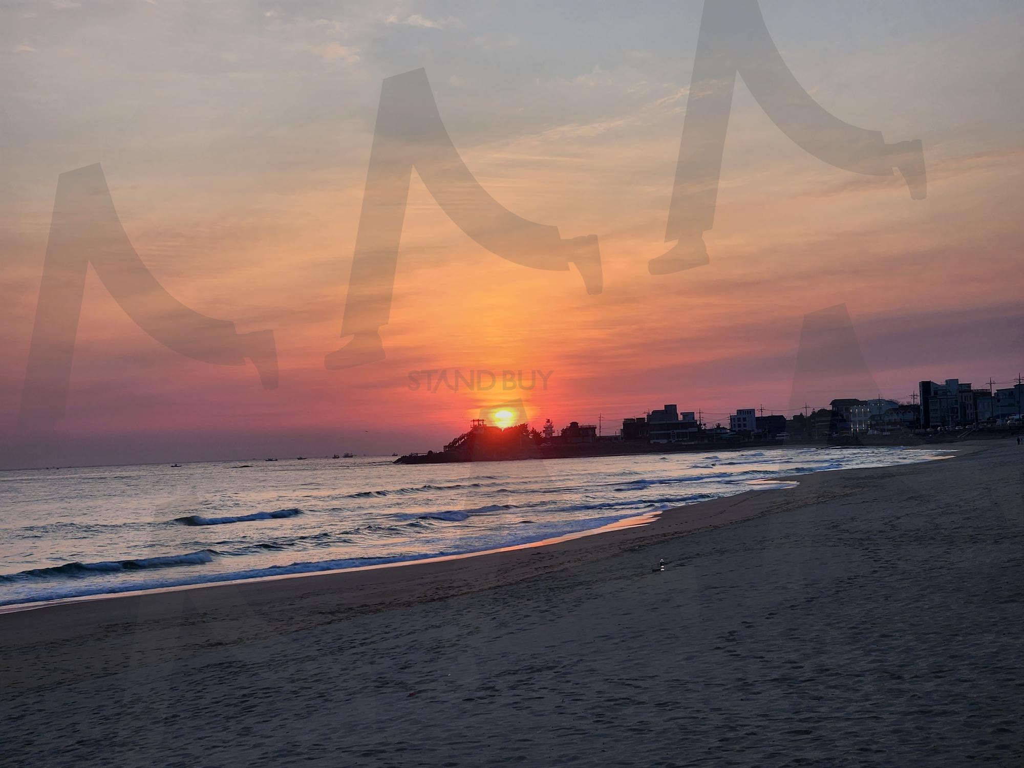 강릉 주문진 일출 사진 | 강릉, 주문진, 일출사진, 일출, 해변 | 스탠바이 STANDBUY 디지털 콘텐츠