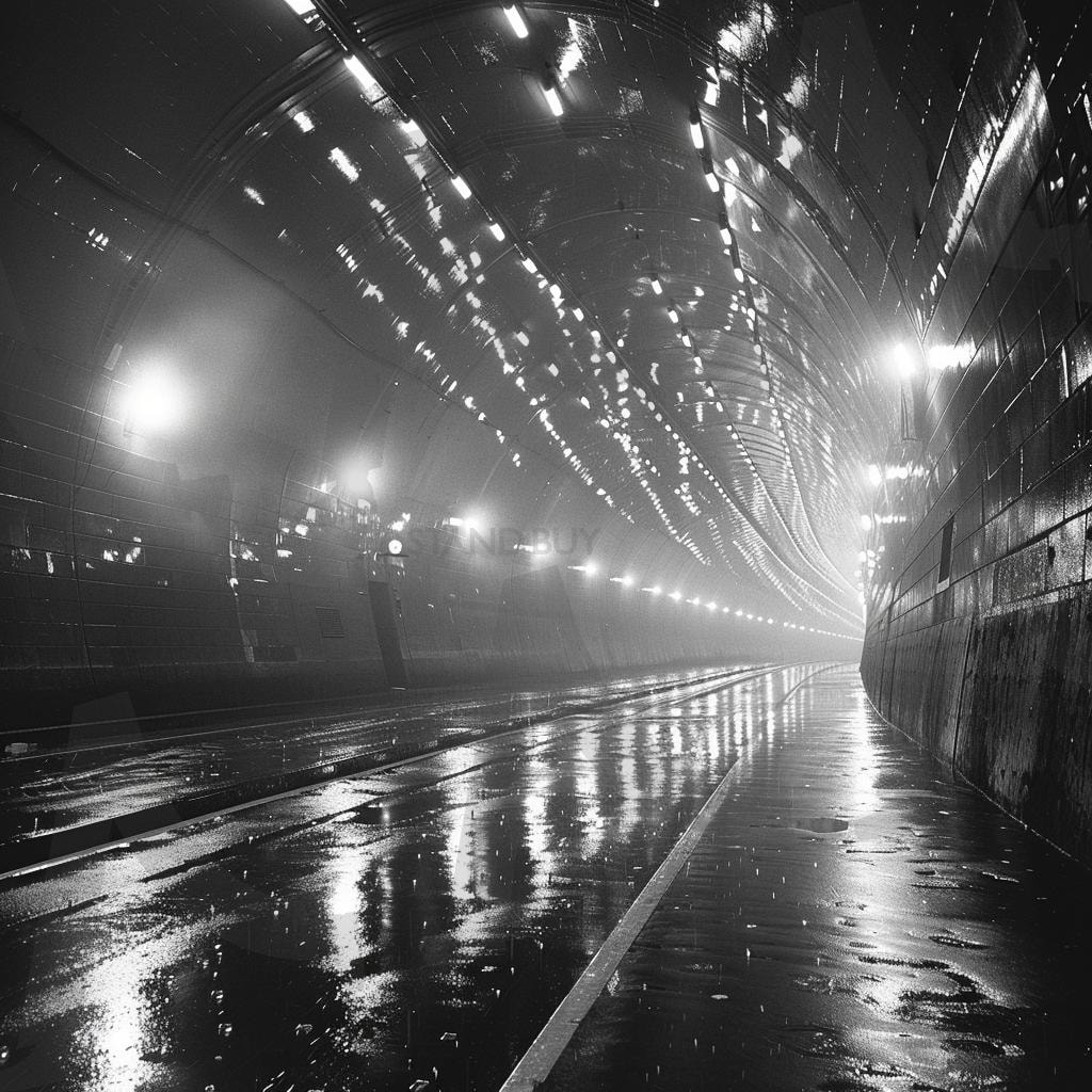 도로 | 도로, 어둠, 가로등, 비, 불빛, ai | 스탠바이 STANDBUY 디지털 콘텐츠