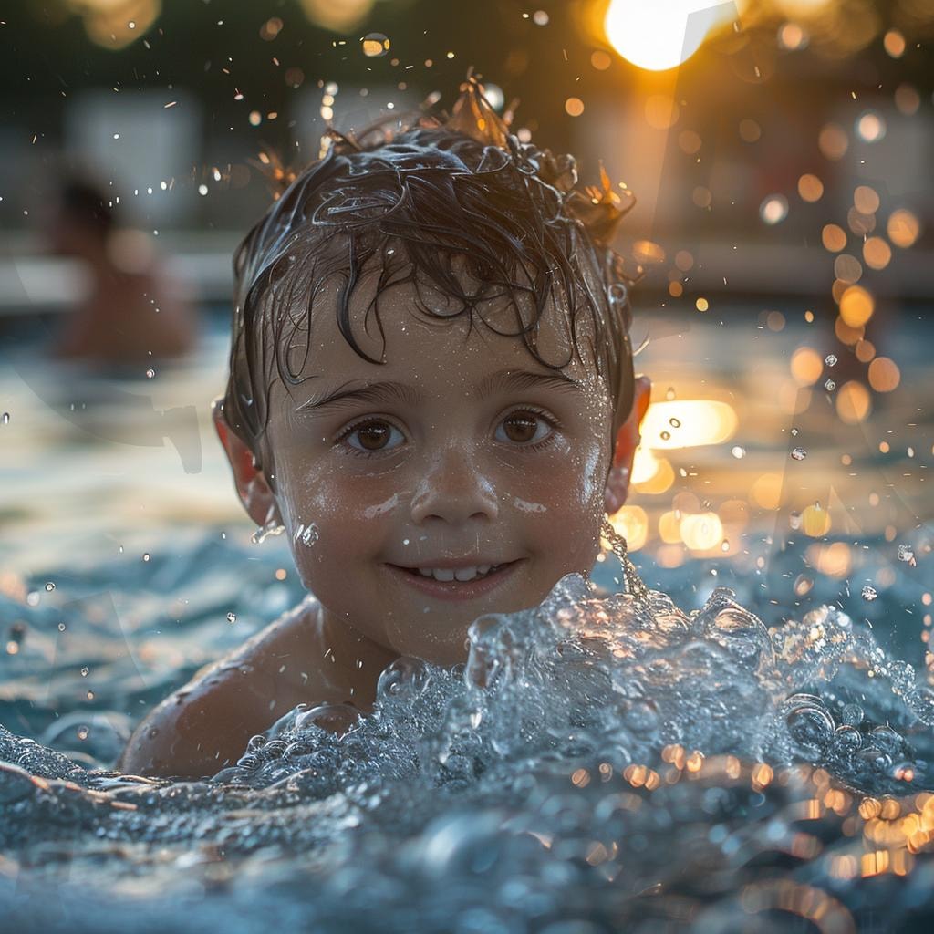 수영장 | 아이, 수영, 물, 잠수, 물방울, 남자아이, ai | 스탠바이 STANDBUY 디지털 콘텐츠