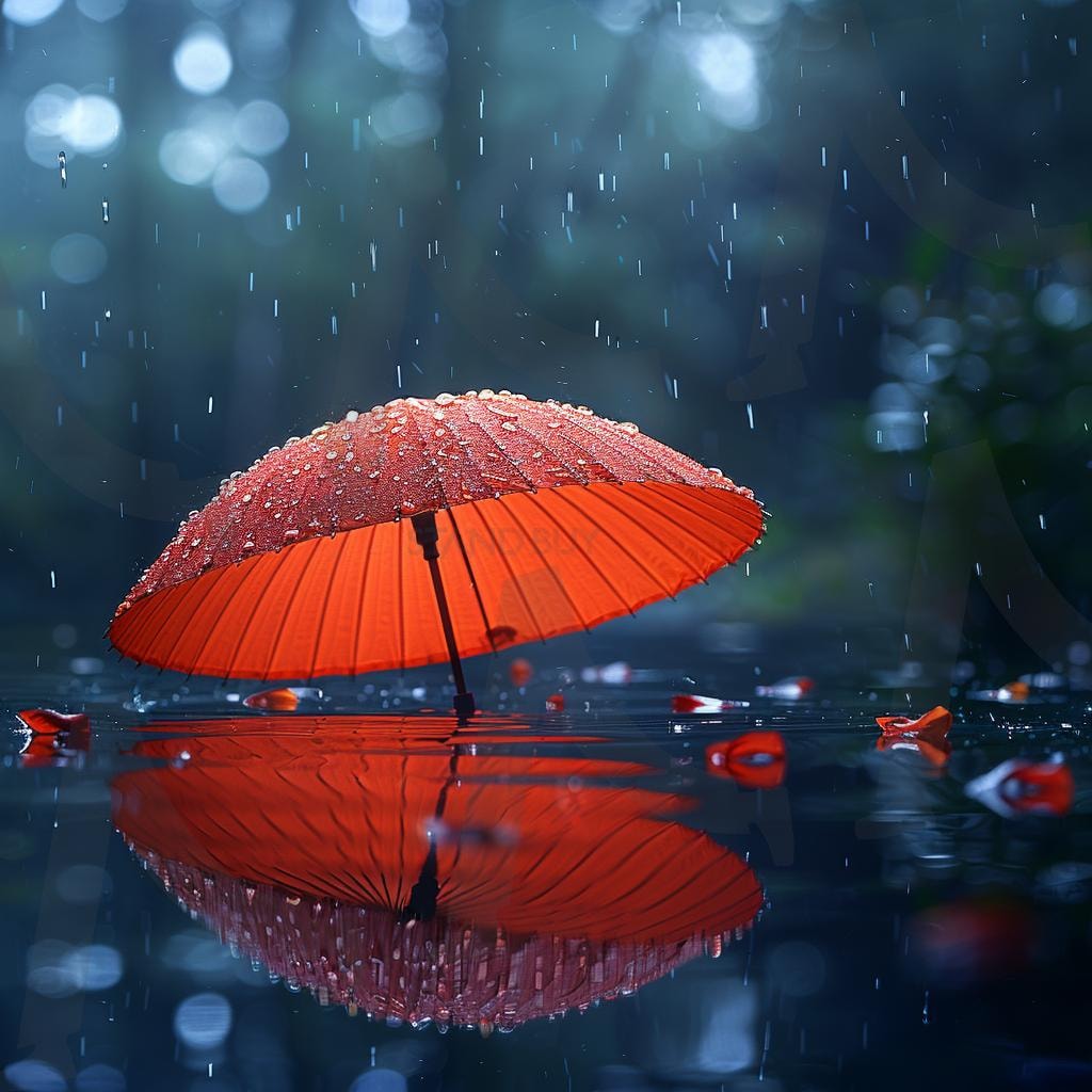 우산 | 우산, 빨간우산, 비, 가을비, 겨울비, ai | 스탠바이 STANDBUY 디지털 콘텐츠
