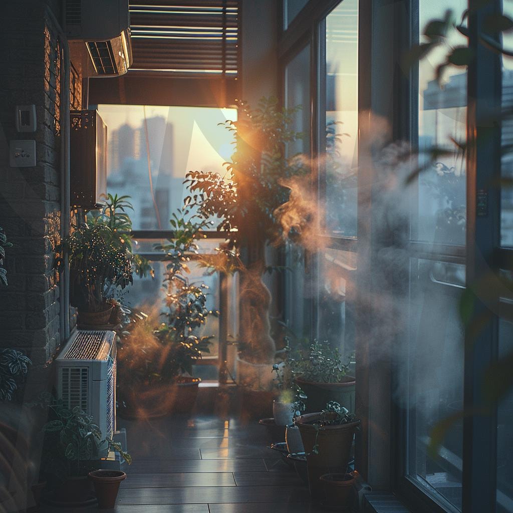 집 | 집, 거실, 연기, 빛, 노을, 불, ai | 스탠바이 STANDBUY 디지털 콘텐츠