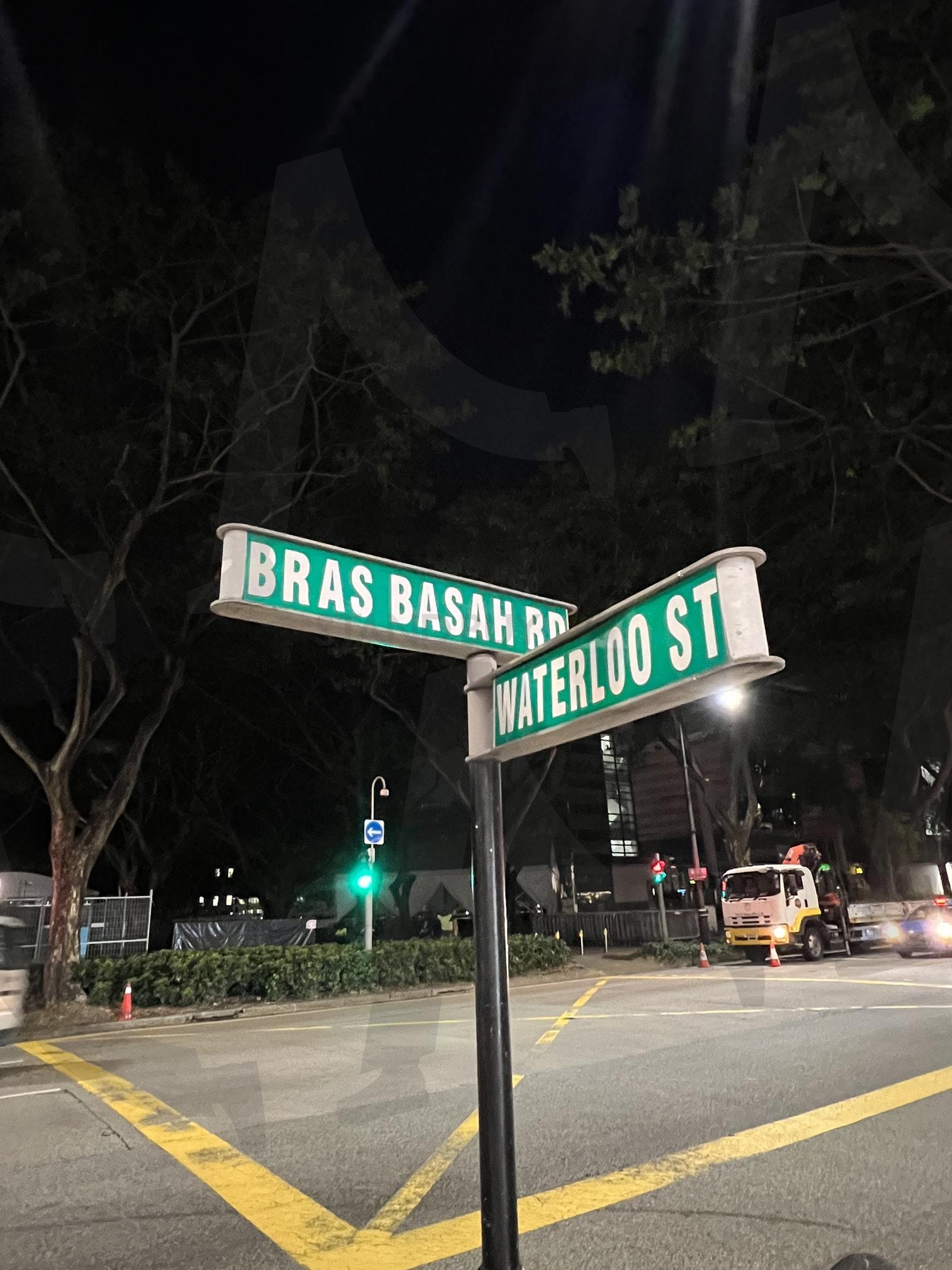 싱가포르 아트뮤지엄 근처 | 싱가포르, 아트뮤지엄, 싱가폴거리, 야간산책, 표지판 | 스탠바이 STANDBUY 디지털 콘텐츠