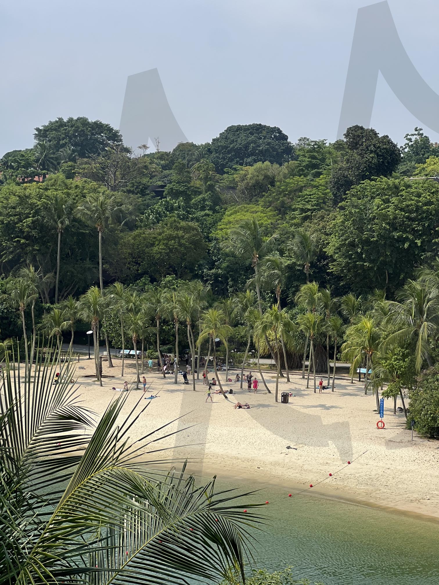 싱가포르 센토사 팔라완 비치 | 센토사, 팔라완비치, 팔라완, 싱가포르, 땡볕, 해변, 바다 | 스탠바이 STANDBUY 디지털 콘텐츠