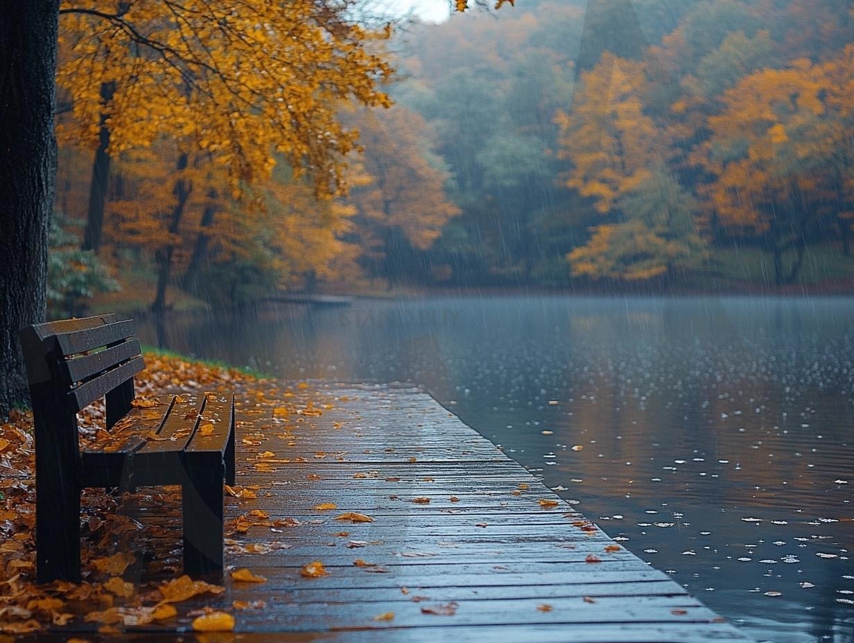 다양한 분위기의 호수가 있는 산책로의 모습 5 | 풍경, 배경, 산책로, 공원, 공원로, 길, ai | 스탠바이 STANDBUY 디지털 콘텐츠