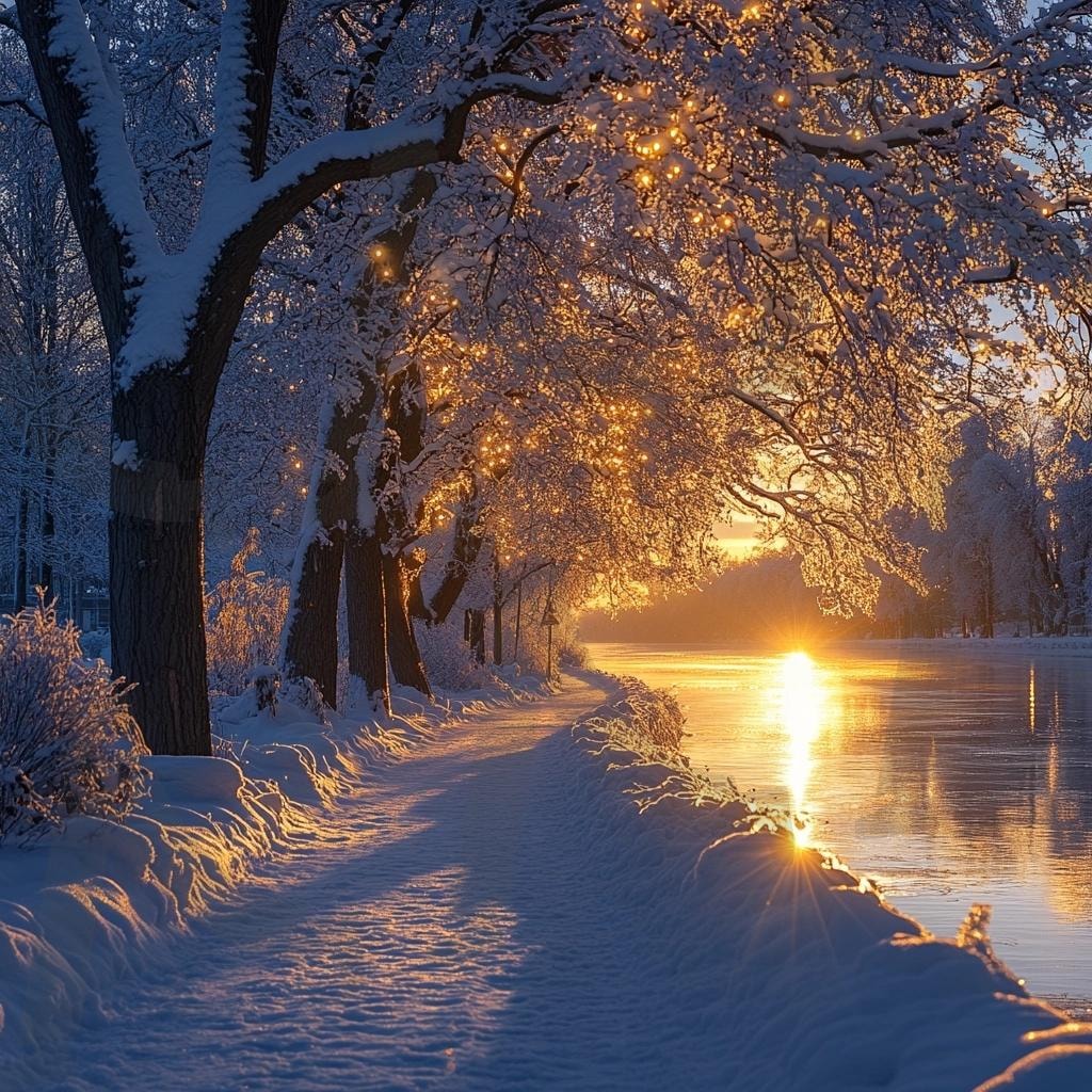 다양한 분위기의 호수가 있는 산책로의 모습 14 | 풍경, 배경, 산책로, 공원, 공원로, 길, ai | 스탠바이 STANDBUY 디지털 콘텐츠