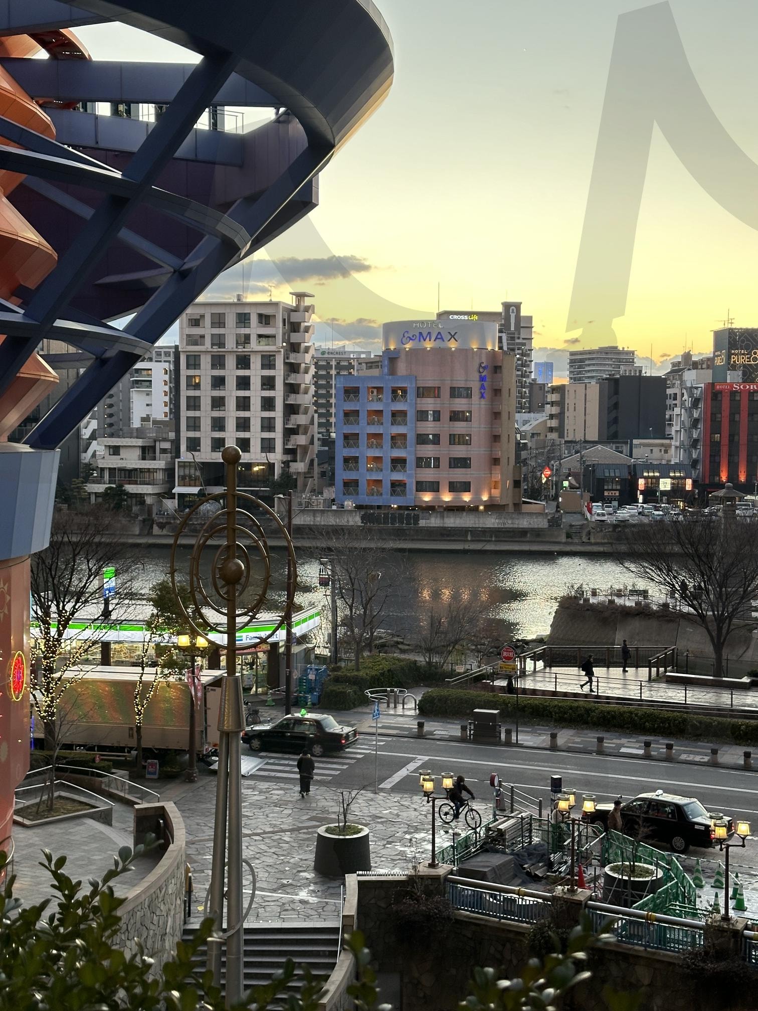 후쿠오카 커낼시티와 나카스 강 | 후쿠오카, 일본, 커낼시티, 나카스 강, 풍경 | 스탠바이 STANDBUY 디지털 콘텐츠