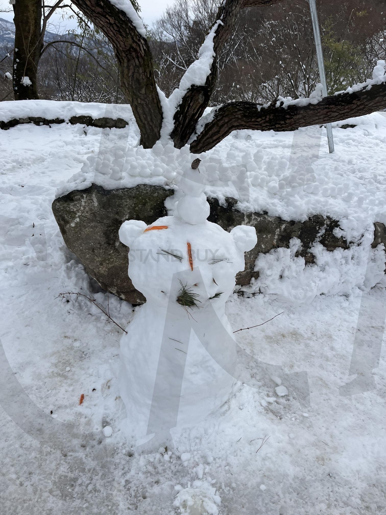 ⛄ 겨울왕국 같은 전주 모악산! 설경 속 귀여운 눈사람 | Moak Mountain, jeonju, snowman, winter, snow, korea, landscape, nature, cold, scenic, Christmas, Holiday, cozy, Peaceful 모악산, 전주, 눈사람, 겨울, 눈, 한국, 풍경, 자연, 크리스마스, 연말, 감성사진, 따뜻한 분위기 | 스탠바이 STANDBUY 디지털 콘텐츠
