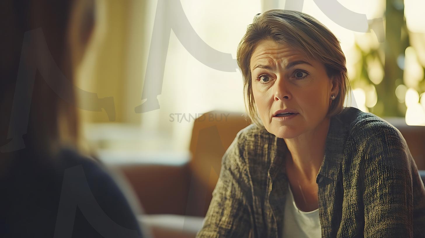 40대 백인 여성이 사무실에서 캐주얼한 옷 편안한 분위기, 솔직한 순간, 자연 채광, 따뜻한 환경, 사실적인 세부 묘사, 미묘한 그림자, 사진, 일광, 프로젝트에 대해 논의 | 40대 백인 여성이 사무실에서 캐주얼한 옷 편안한 분위기, 솔직한 순간, 자연 채광, 따뜻한 환경, 사실적인 세부 묘사, 미묘한 그림자, 사진, 일광, 프로젝트에 대해 논의, ai | 스탠바이 STANDBUY 디지털 콘텐츠