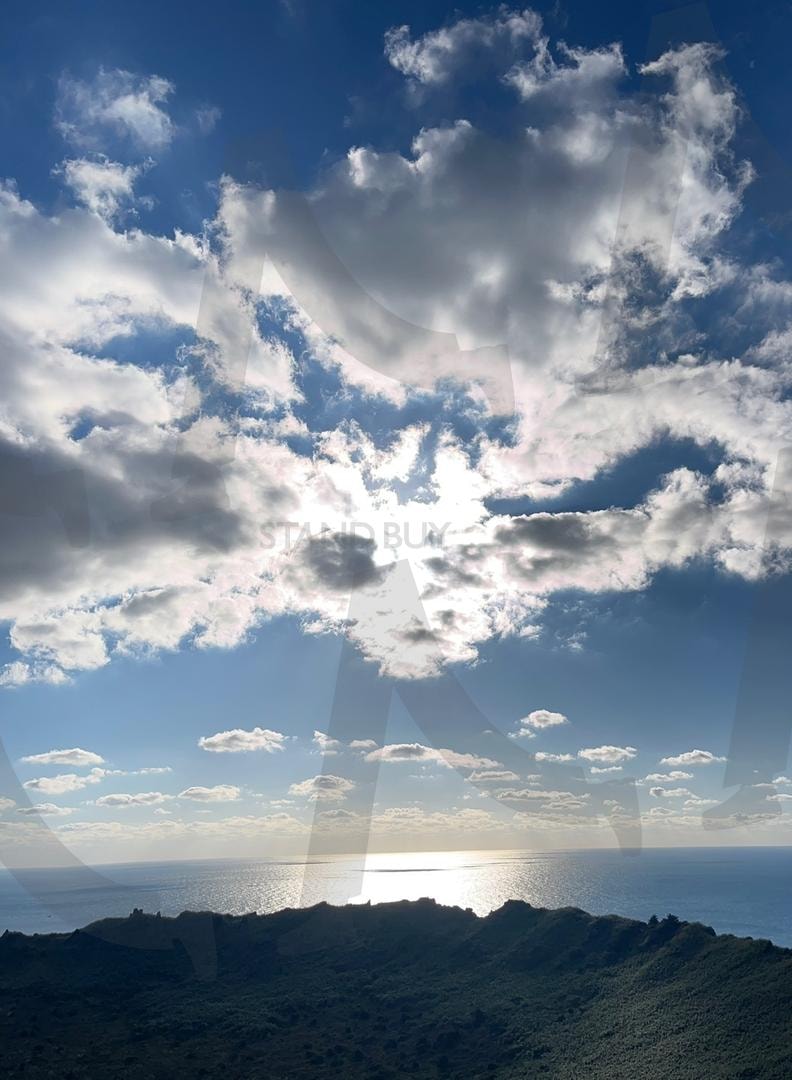 삼위일체(성산일출봉) | 바다, 땅, 하늘, 성산일출봉, 삼위일체, 이쁨, 자연, 희망, 행복 | 스탠바이 STANDBUY 디지털 콘텐츠