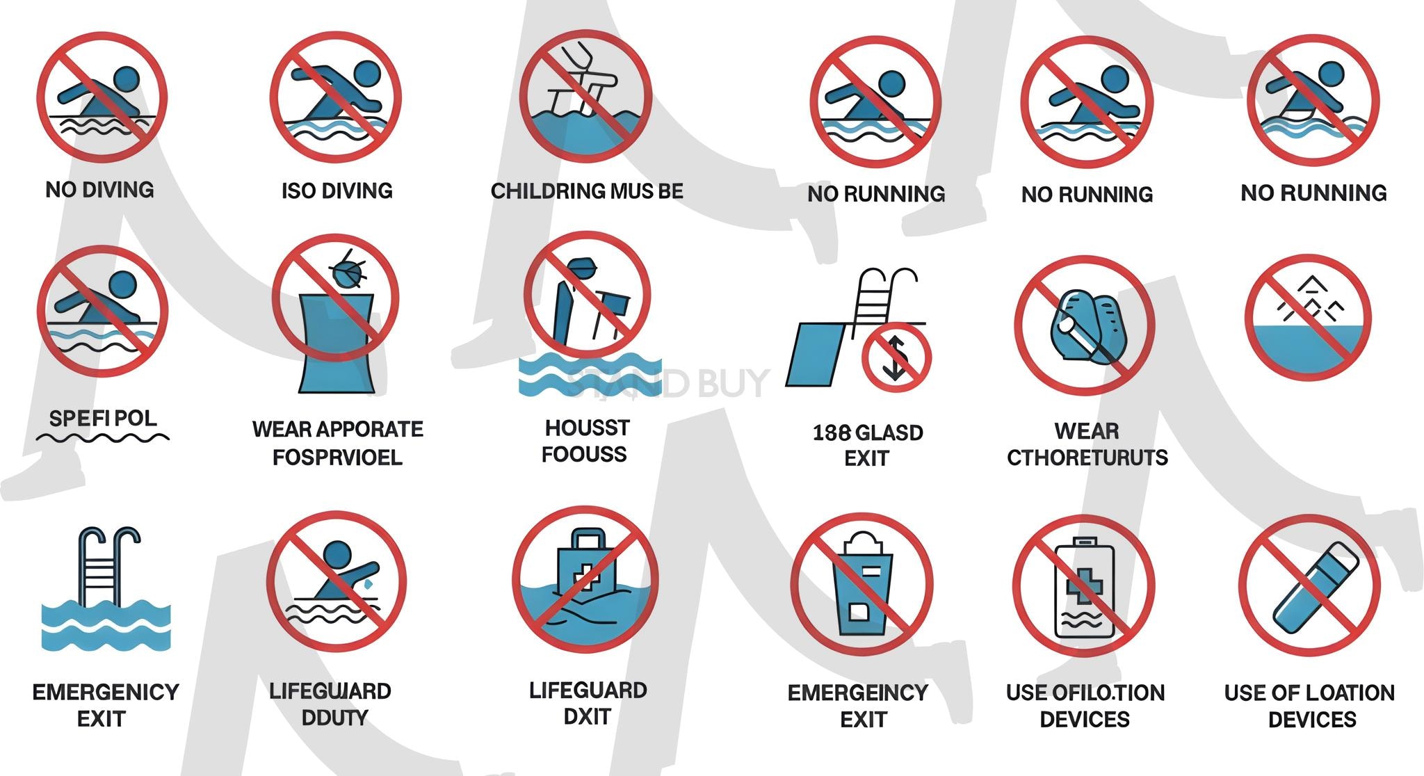 수영금지안내판 | 수영, 바다, 금지, 안내문구, 안내판, 표지판, 금지표지판, 수영금지, ai | 스탠바이 STANDBUY 디지털 콘텐츠