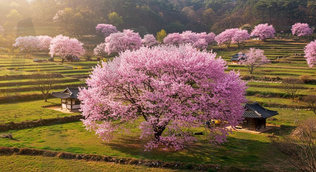 벚꽃풍경 | 경치, 자연, 한국, 벚꽃축제, 나무, 하늘, 꽃, 호수, 숲, 여름, 녹색, 단풍, 산, 봄, 잔디, 분홍색, 축제, 베경화면, 풍경화면, 아름다움, 절경, ai | 스탠바이 STANDBUY 디지털 콘텐츠
