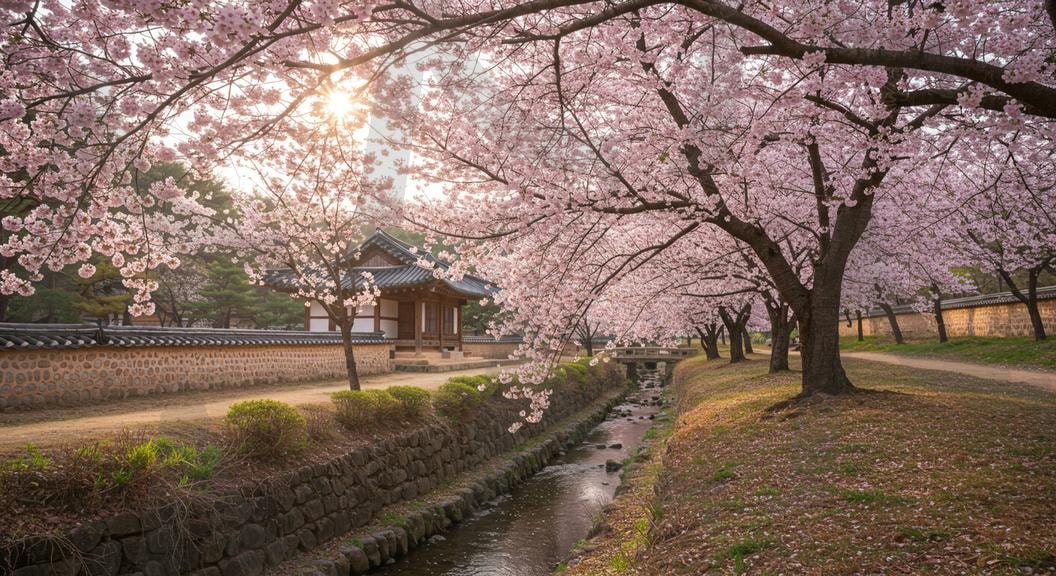 벚꽃풍경 | 경치, 자연, 한국, 벚꽃축제, 나무, 하늘, 꽃, 호수, 숲, 여름, 녹색, 단풍, 산, 봄, 잔디, 분홍색, 축제, 베경화면, 풍경화면, 아름다움, 절경, ai | 스탠바이 STANDBUY 디지털 콘텐츠