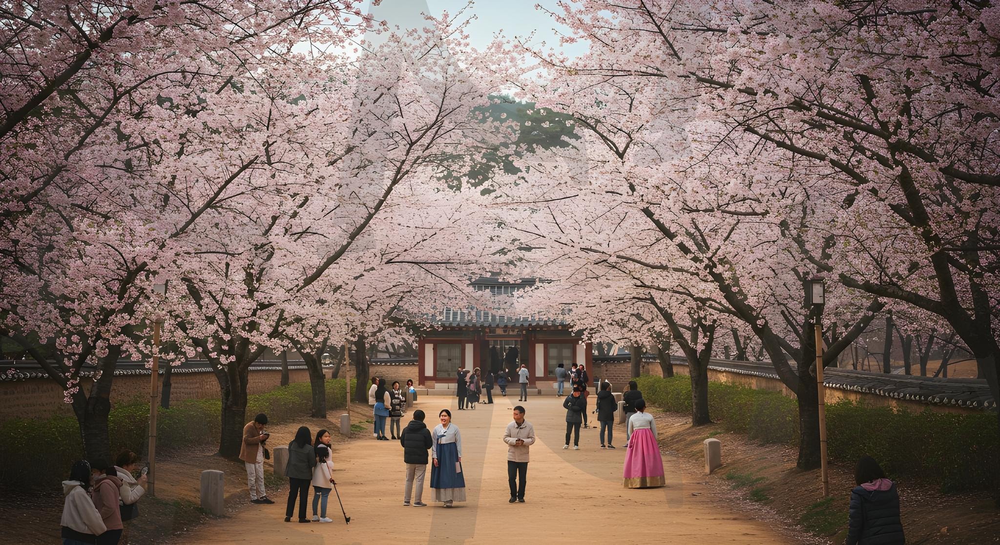 벚꽃축제 | 경치, 자연, 한국, 벚꽃축제, 나무, 하늘, 꽃, 호수, 숲, 여름, 녹색, 단풍, 산, 봄, 잔디, 분홍색, 축제, ai | 스탠바이 STANDBUY 디지털 콘텐츠