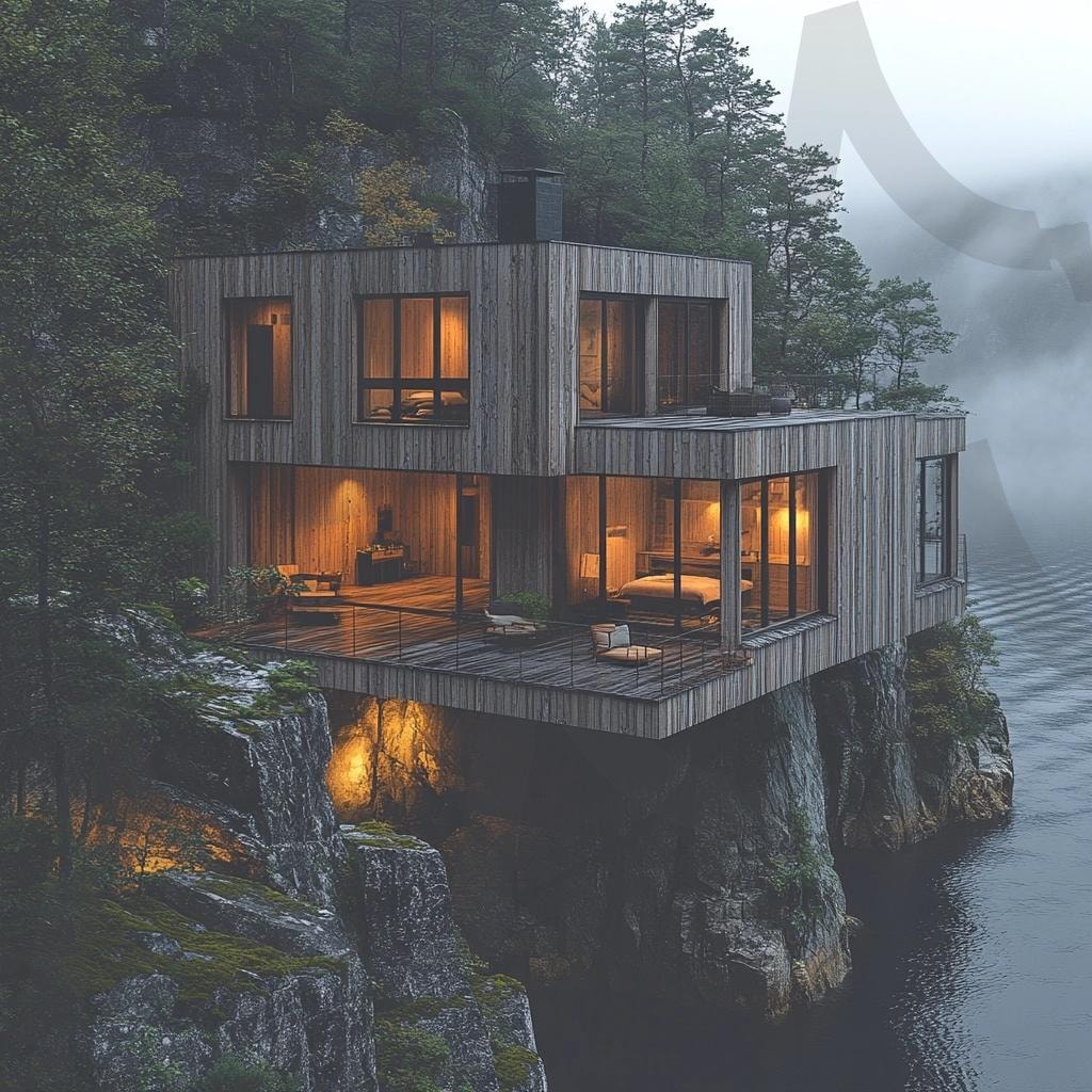 다양한 분위기의 주택의 모습66 | 풍경, 배경, 환경, 집, 주택, 건축물, ai | 스탠바이 STANDBUY 디지털 콘텐츠