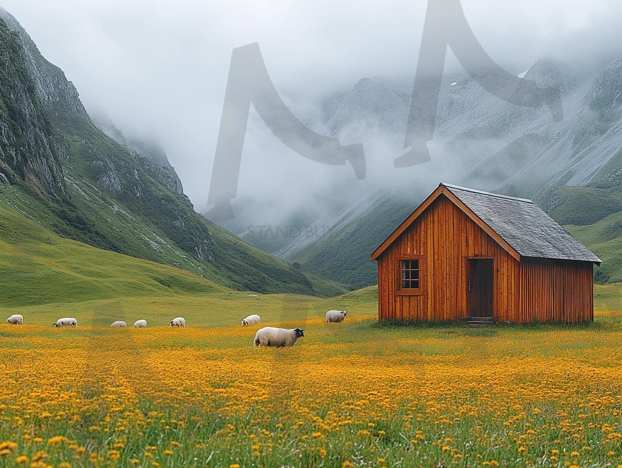 다양한 분위기의 주택의 모습80 | 풍경, 배경, 환경, 집, 주택, 건축물, ai | 스탠바이 STANDBUY 디지털 콘텐츠