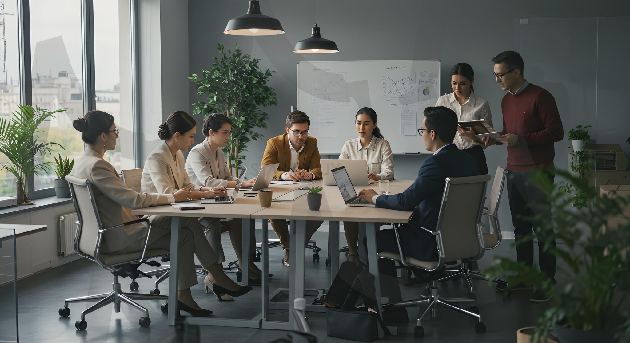 비즈니스 | 사무실, 컨퍼런스, 사람들, 그룹, 여자, 비즈니스 우먼, 팀, 실업가, 보유, 좌석, 표, 비즈니스 사람, 회의, 교실, 작업, 이야기, 팀워크, 남자, 훈련, 컴퓨팅, 표시, 직업적인, 웃고있는, 사람, 회의, 협업, 직장, 비즈니스, ai | 스탠바이 STANDBUY 디지털 콘텐츠