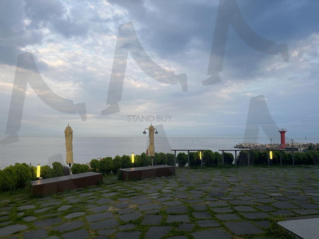 바다 위 카페의 전경(a panoramic view of a cafe on the sea) | 바다, 카페, 풍경, sea, Cafe, Scenery | 스탠바이 STANDBUY 디지털 콘텐츠