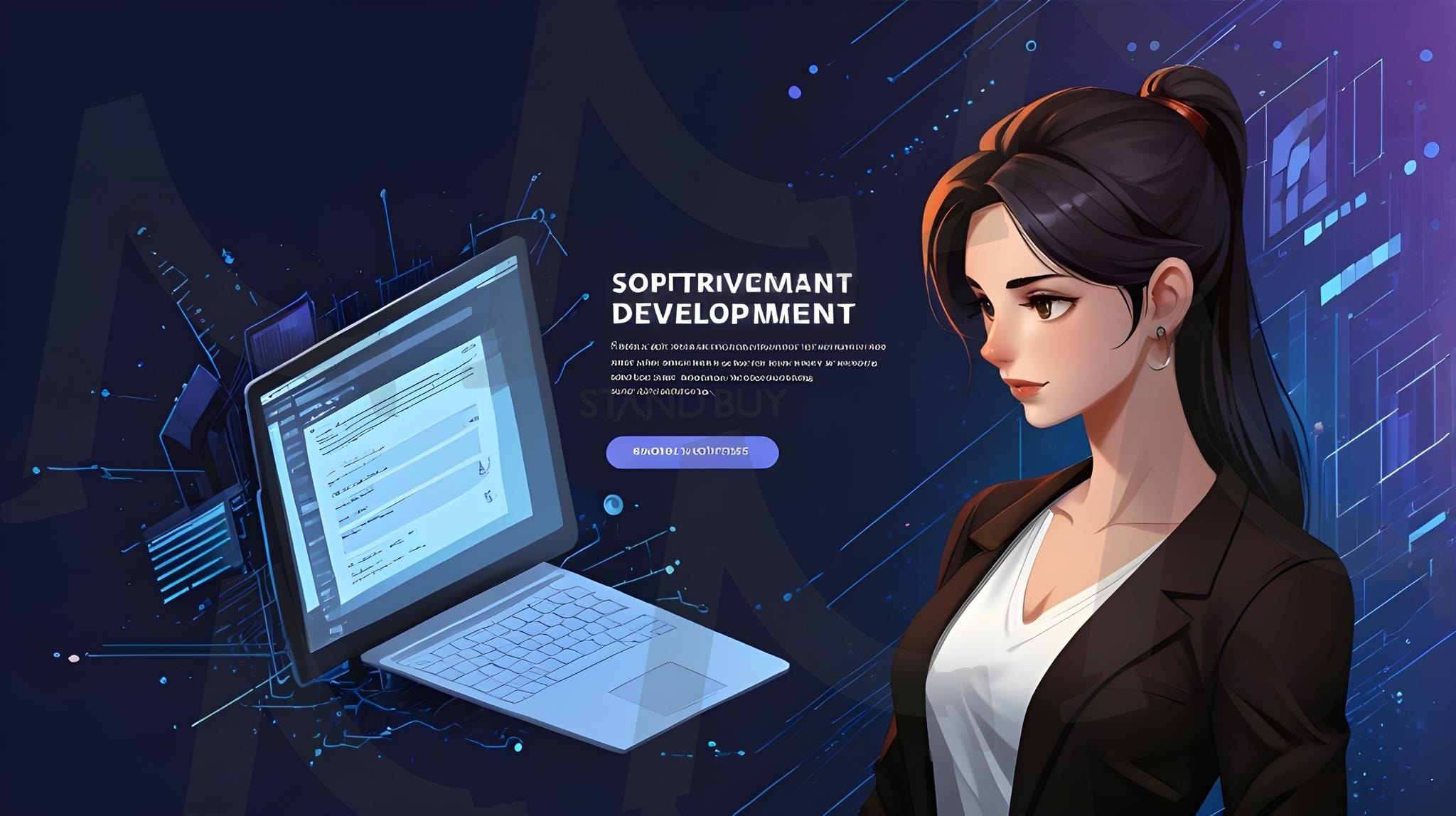 기술, 소프트웨어개발, 디지털 | ai, 소프트웨어 개발, 그림, 사진, 자료, 디지털, 디지털기술개념, 소프트웨어 개발자, 코딩, 배너 | 스탠바이 STANDBUY 디지털 콘텐츠