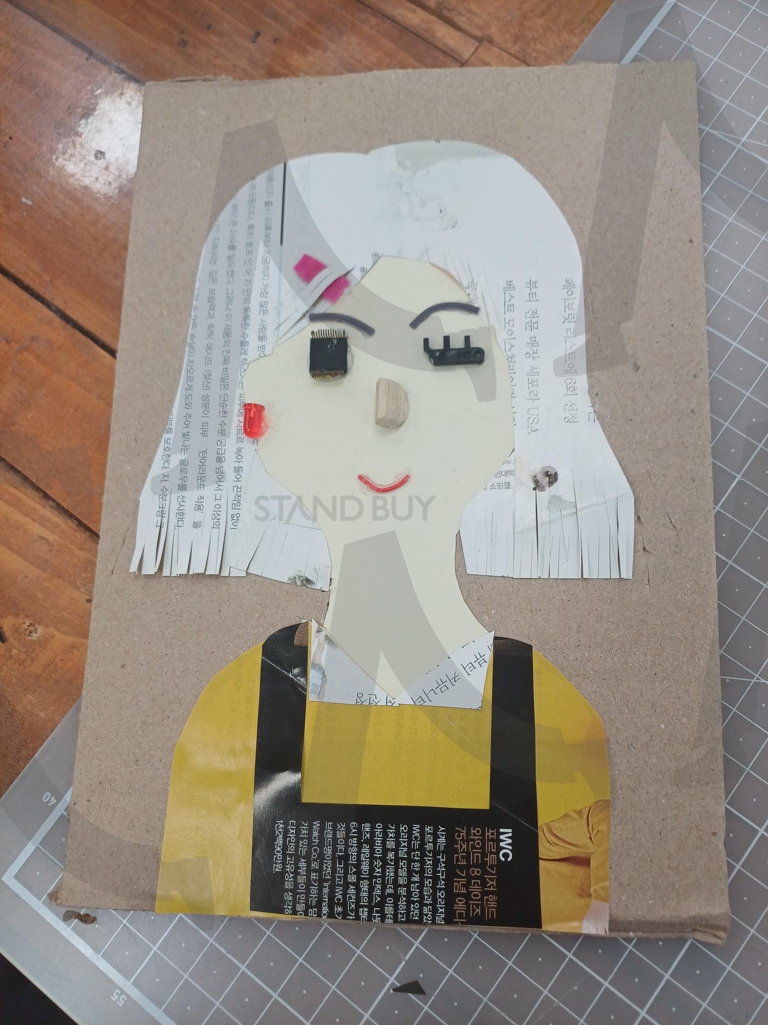 재활용 소녀(Recycling girl) | 재활용, 소녀, 작품, Recycling, girl, work | 스탠바이 STANDBUY 디지털 콘텐츠