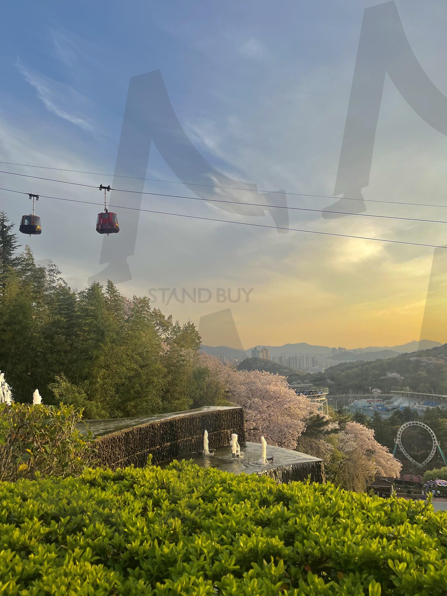 대구 이월드 | 대구, 대구여행, 대구이월드, 대구봄, 봄사진, 봄, 벚꽃, 대구벚꽃, 대구벚꽃명소, 이월드, 대구나들이, 대구데이트, 분수, 봄하늘, 봄여행, 봄나들이, 봄노을, 저녁노을, 노을, 대구노을 | 스탠바이 STANDBUY 디지털 콘텐츠