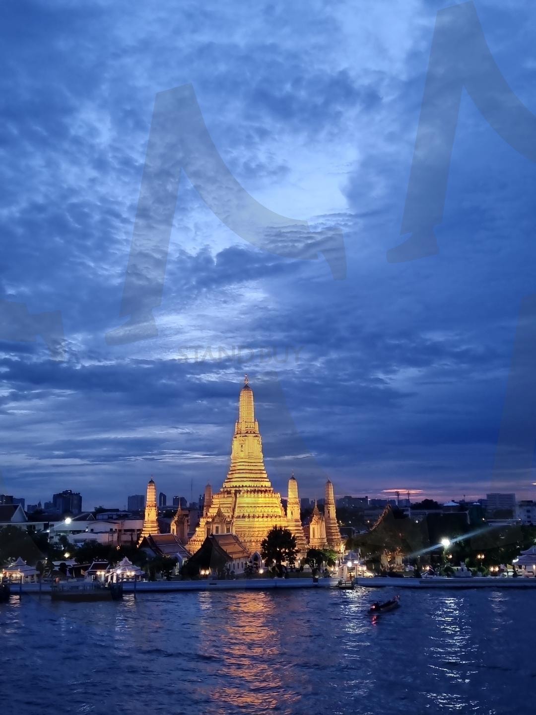 방콕 | 왓아룬, 방콕, 여행, 노을, 석양, 태국, 절 | 스탠바이 STANDBUY 디지털 콘텐츠