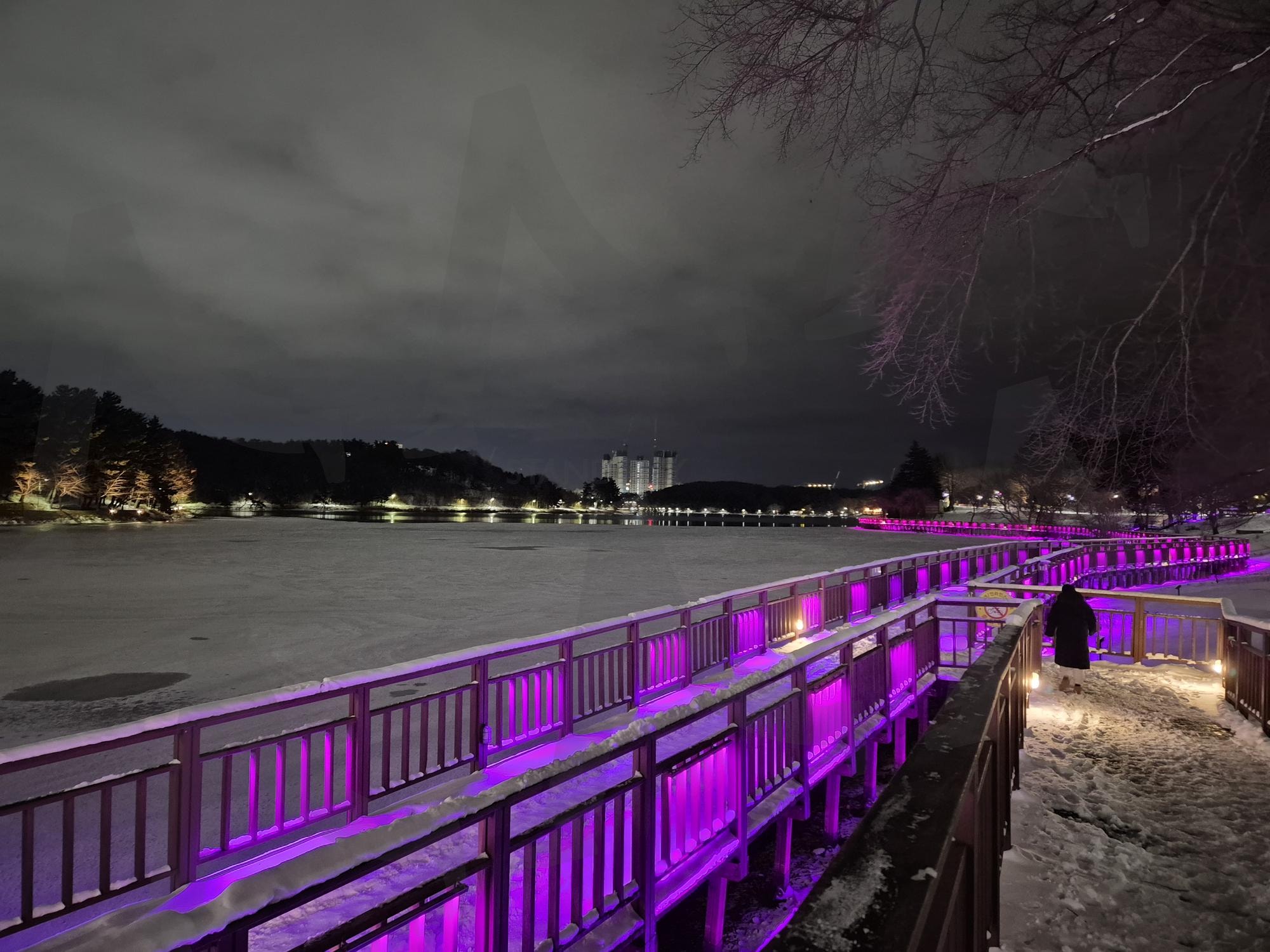 군산 은파호수공원 | 군산, 호수공원, 호수, 공원, 은파호수공원, 둘레길, 야경, 데크, 조명, 얼음 | 스탠바이 STANDBUY 디지털 콘텐츠