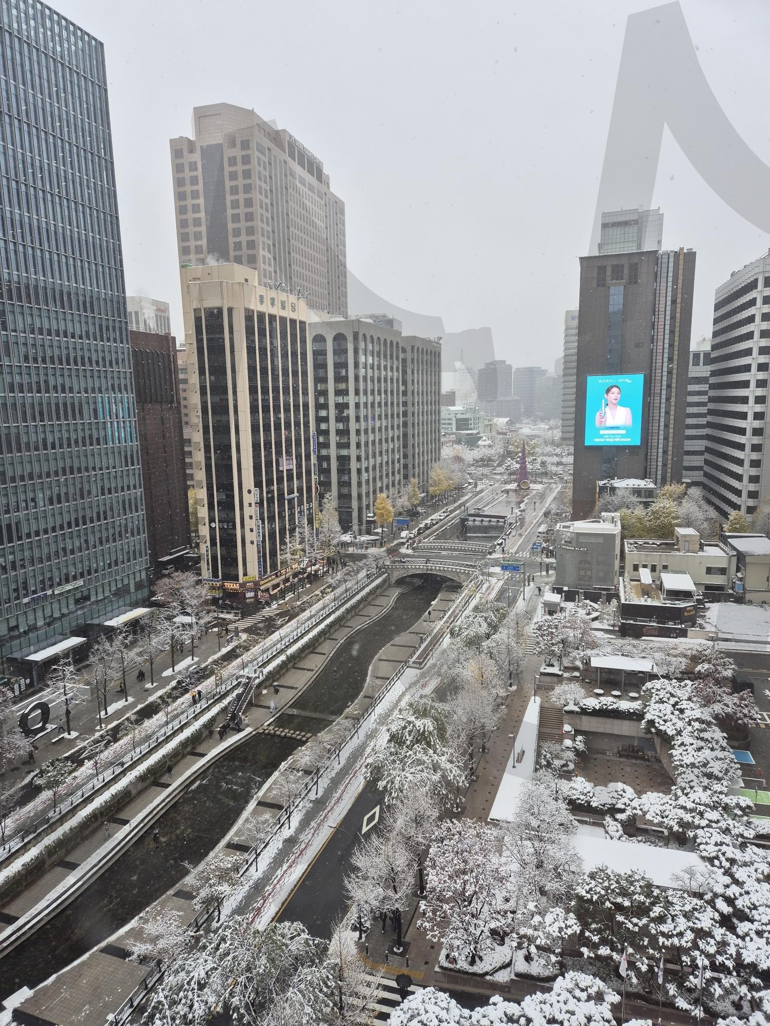 설경 | 청계천, 서울, 설경, 눈, 눈꽃, 겨울 | 스탠바이 STANDBUY 디지털 콘텐츠