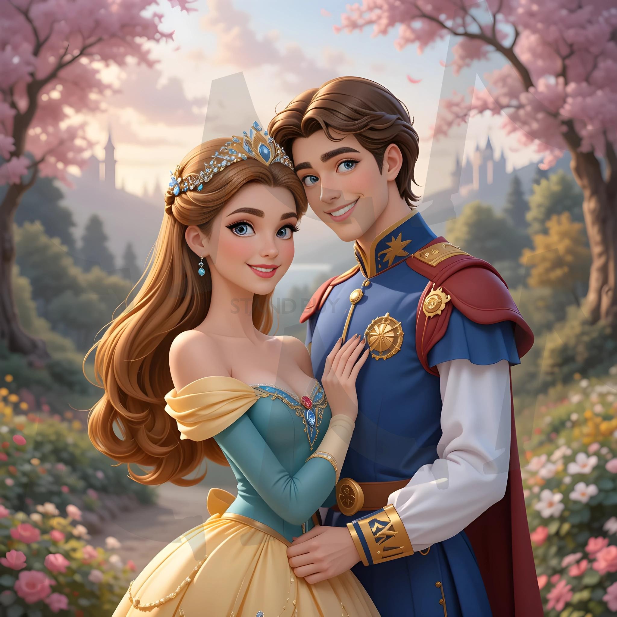 디즈니 감성의 공주와 왕자 | ai, 디즈니, 디지니, 왕자, 공주 | 스탠바이 STANDBUY 디지털 콘텐츠