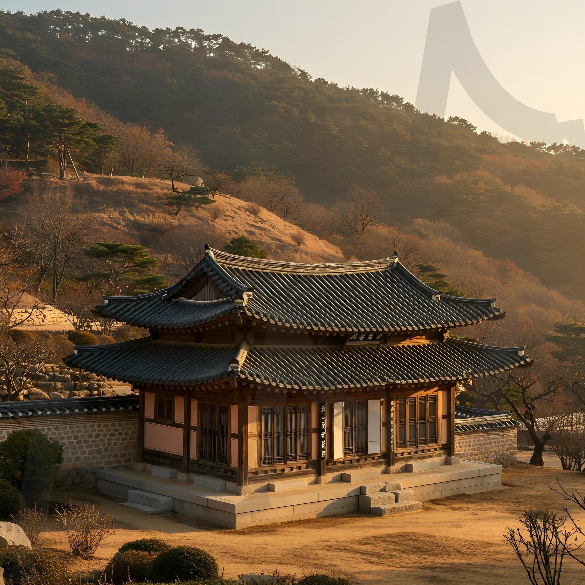 한국전통 기와집 | 한국, 전통, 기와집, 옛날, 역사, 자연풍경, 배경화면, 건물, 건축, 아름다운 건물, 전통적인, 문화, 문화재, ai | 스탠바이 STANDBUY 디지털 콘텐츠