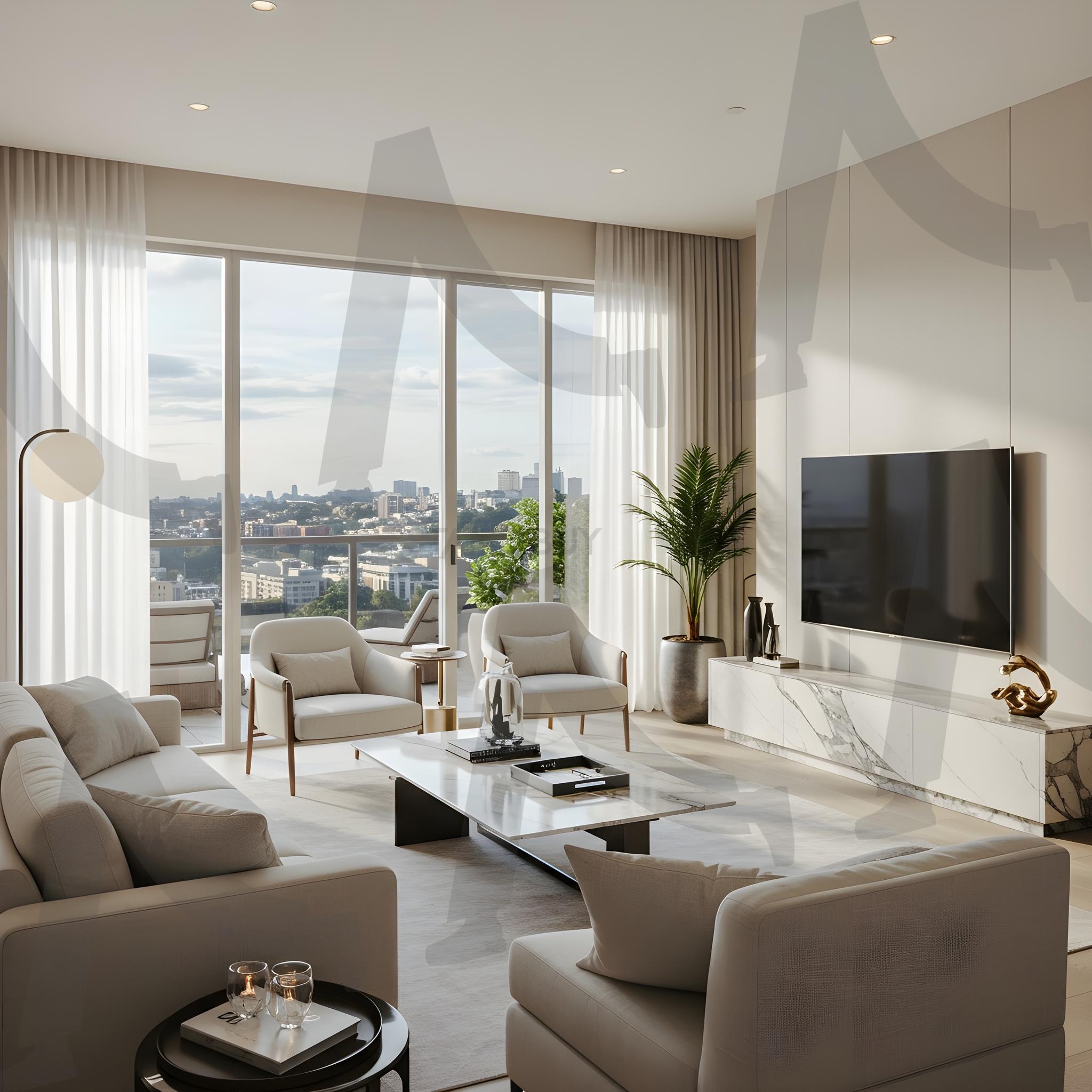 인테리어 디자인 | 인테리어, 디자인, 가구, 배치, 고품격, 깨끗한, 깔금, 집, 주택, 아파트, 거주, 가전제품, tv, 소파, 식탁, 부엌, 침실, ai | 스탠바이 STANDBUY 디지털 콘텐츠