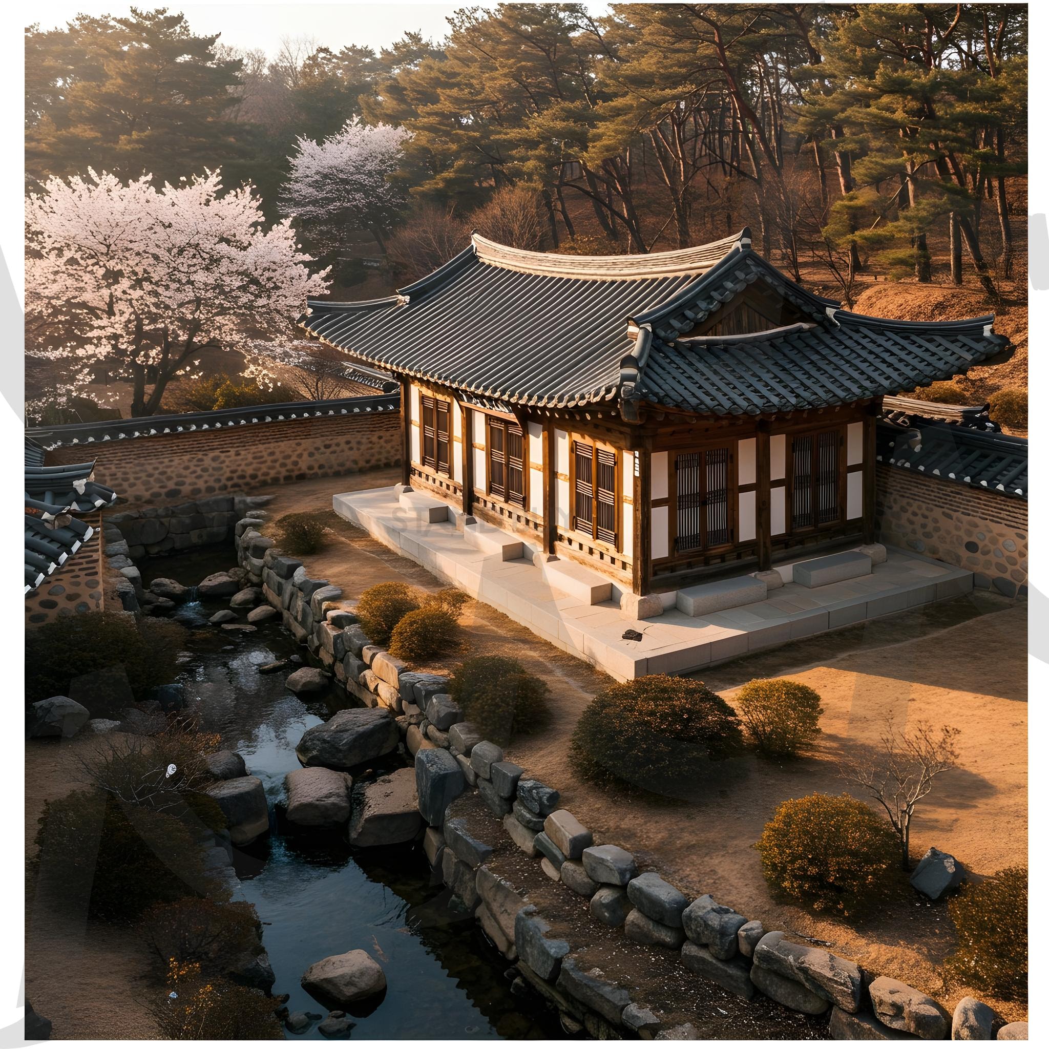 한국전통 기와집 | 한국, 전통, 기와집, 옛날, 역사, 자연풍경, 배경화면, 건물, 건축, 아름다운 건물, 전통적인, 문화, 문화재, ai | 스탠바이 STANDBUY 디지털 콘텐츠