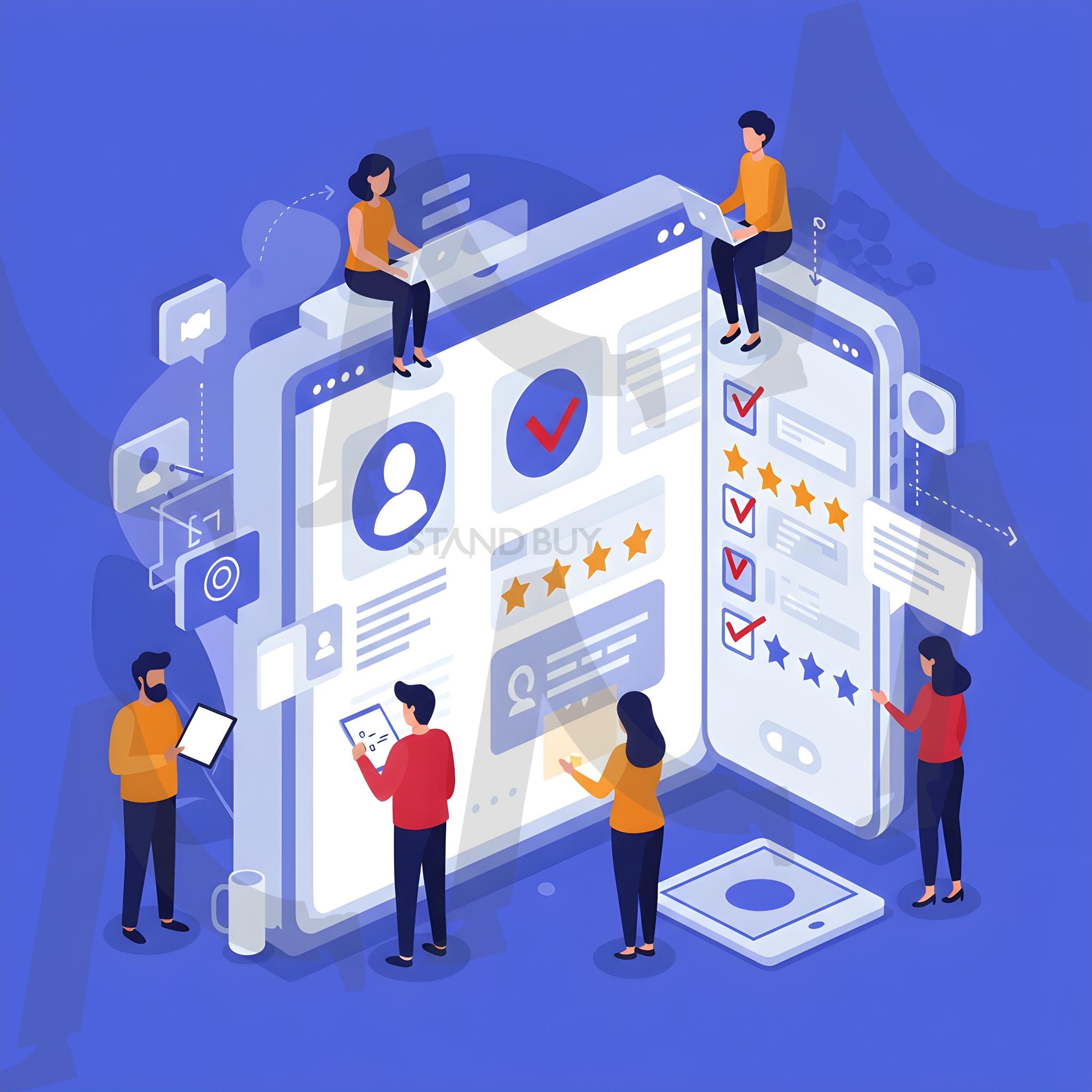 고객 만족도 조사 및 평가 | 확장, 웹, 벡터, 템플릿, 디자인, 아이콘, 웹사이트, 사이버 공간, 컴퓨팅, 인포그래픽, 일러스트레이션, 노트북, 레이아웃, 사업가, 기술, 휴대폰, 페이지, 메모장, 화면, 지도, 주최자, 아파트, 기호, 개념, 고객만족도, 조사, 평가, ai | 스탠바이 STANDBUY 디지털 콘텐츠