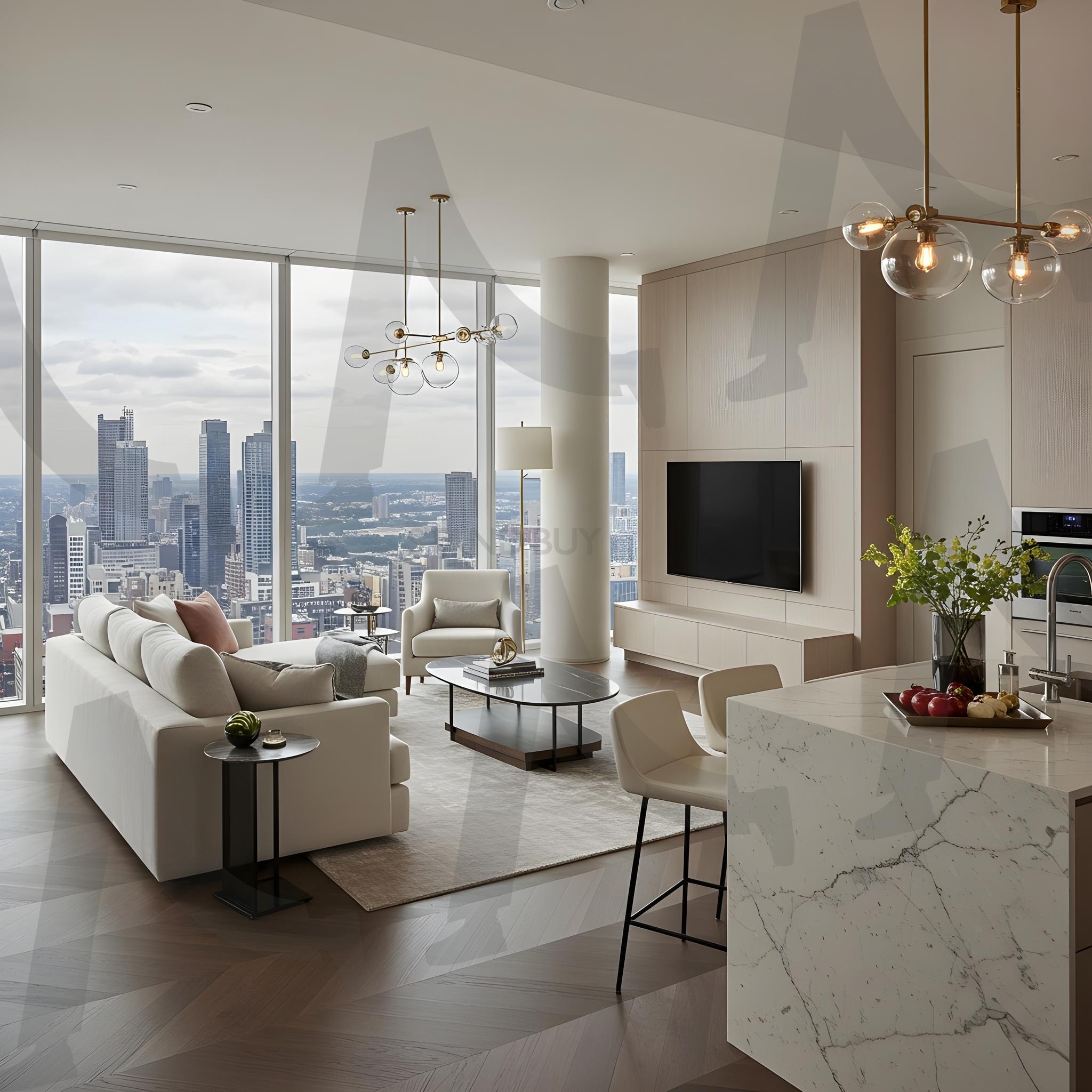 인테리어 디자인 | 인테리어, 디자인, 가구, 배치, 고품격, 깨끗한, 깔금, 집, 주택, 아파트, 거주, 가전제품, tv, 소파, 식탁, 부엌, 침실, ai | 스탠바이 STANDBUY 디지털 콘텐츠