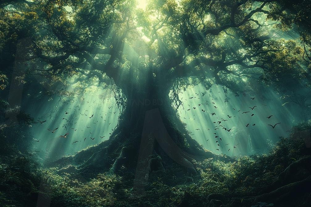 다양한 분위기의 숲속의 모습37 | 풍경, 배경, 환경, 숲, 자연, 나무, ai | 스탠바이 STANDBUY 디지털 콘텐츠