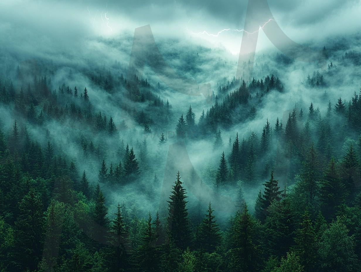 다양한 분위기의 숲속의 모습48 | 풍경, 배경, 환경, 숲, 자연, 나무, ai | 스탠바이 STANDBUY 디지털 콘텐츠