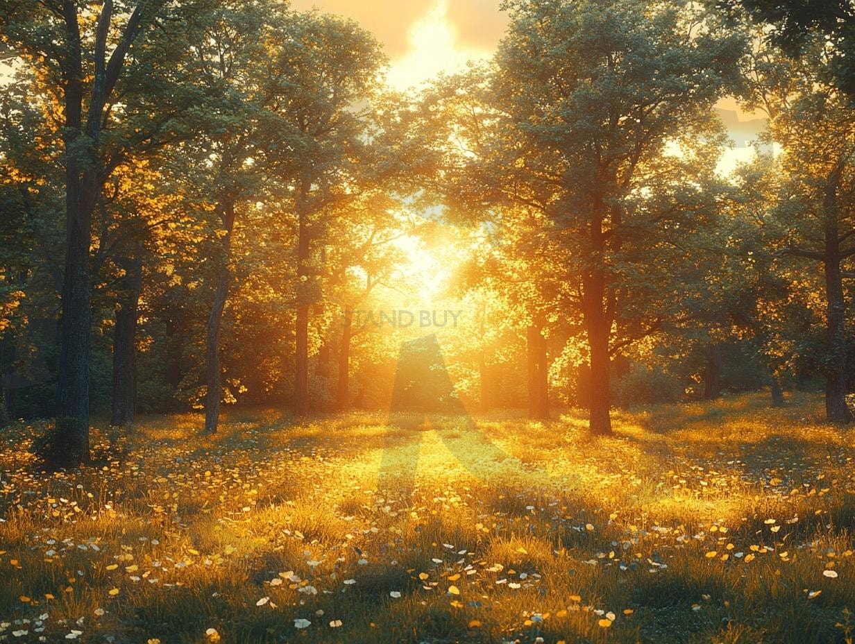 다양한 분위기의 숲속의 모습31 | 풍경, 배경, 환경, 숲, 자연, 나무, ai | 스탠바이 STANDBUY 디지털 콘텐츠