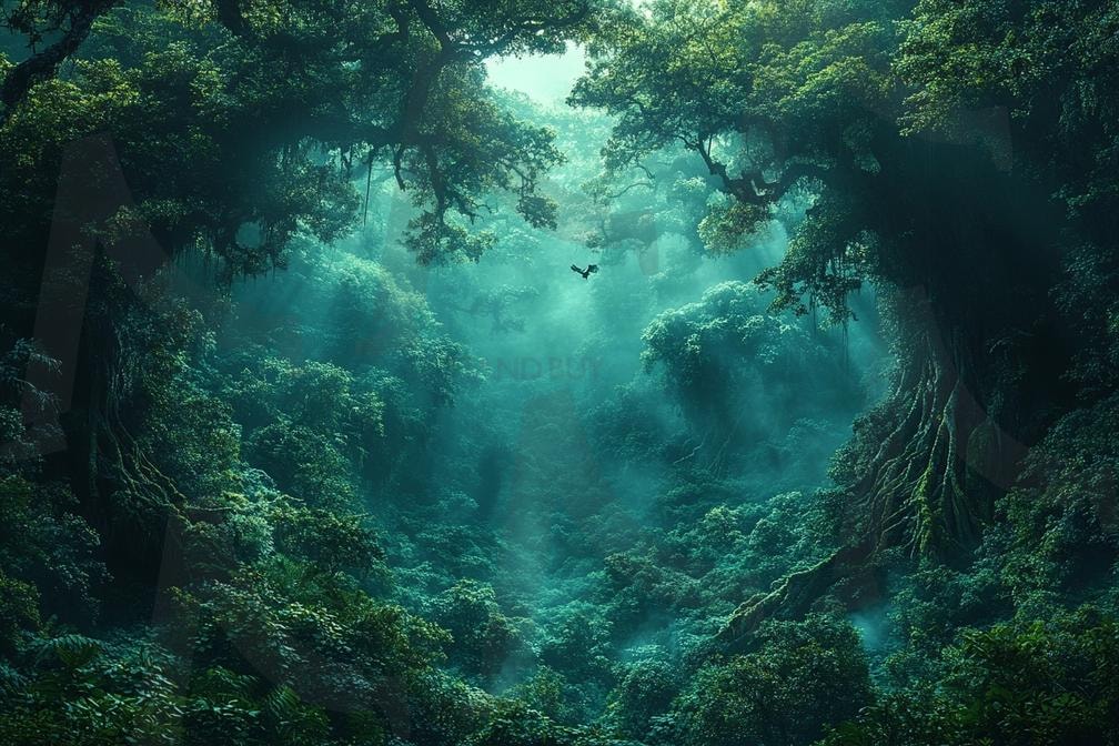 다양한 분위기의 숲속의 모습38 | 풍경, 배경, 환경, 숲, 자연, 나무, ai | 스탠바이 STANDBUY 디지털 콘텐츠