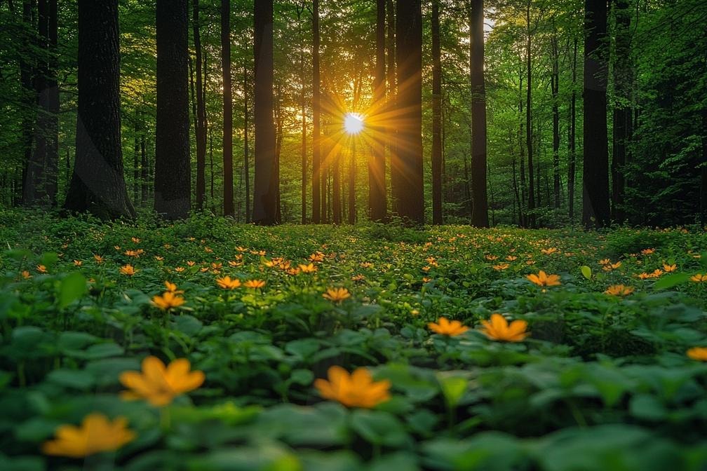 다양한 분위기의 숲속의 모습22 | 풍경, 배경, 환경, 숲, 자연, 나무, ai | 스탠바이 STANDBUY 디지털 콘텐츠