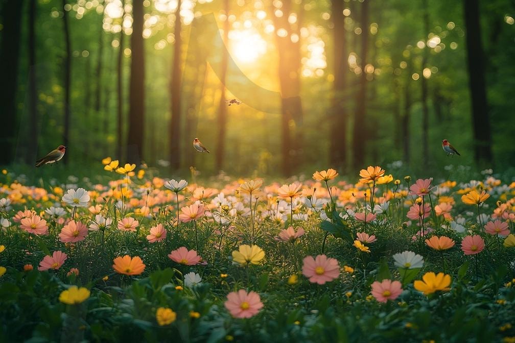 다양한 분위기의 숲속의 모습21 | 풍경, 배경, 환경, 숲, 자연, 나무, ai | 스탠바이 STANDBUY 디지털 콘텐츠