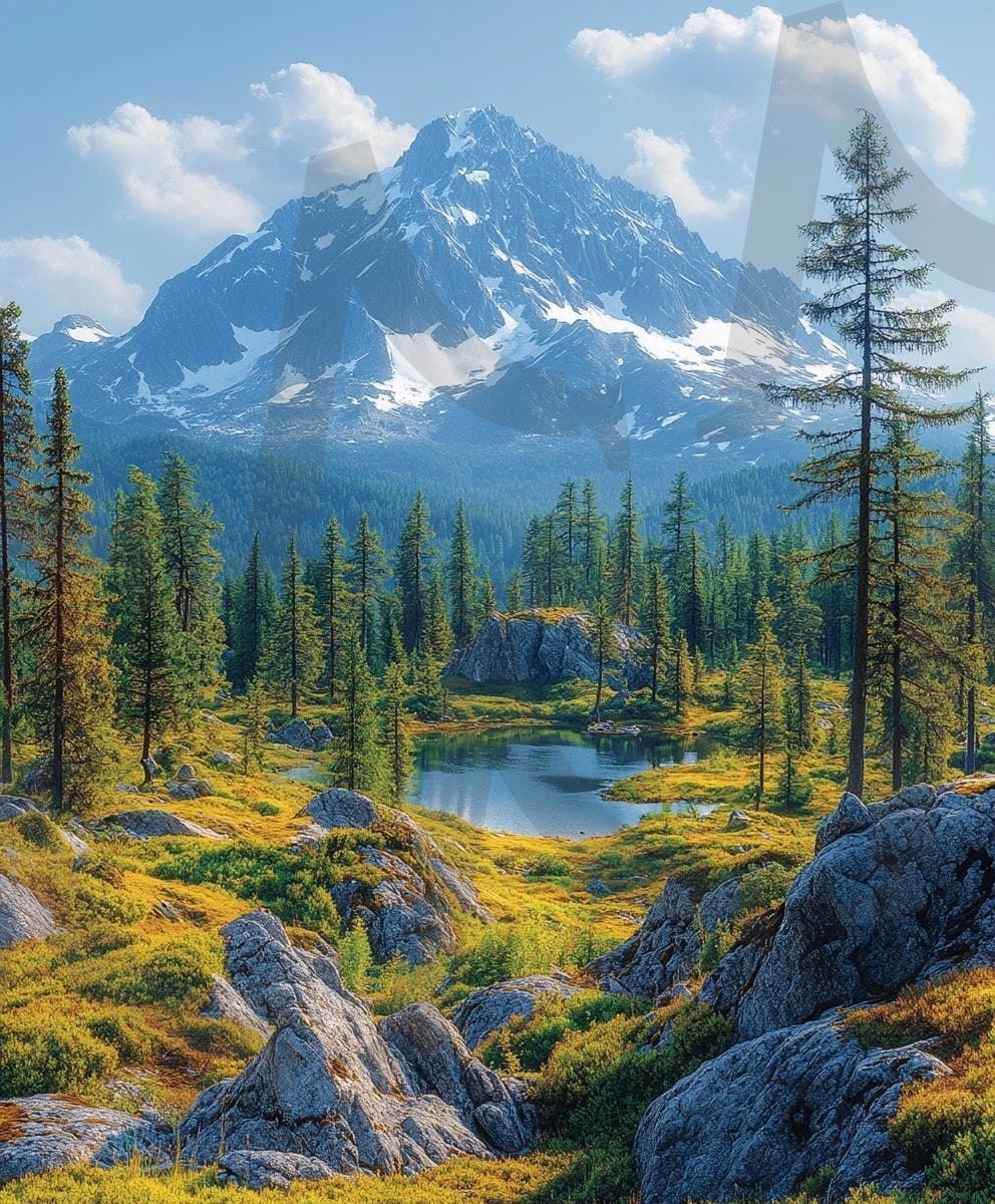 다양한 분위기의 숲속의 모습61 | 풍경, 배경, 환경, 숲, 자연, 나무, ai | 스탠바이 STANDBUY 디지털 콘텐츠