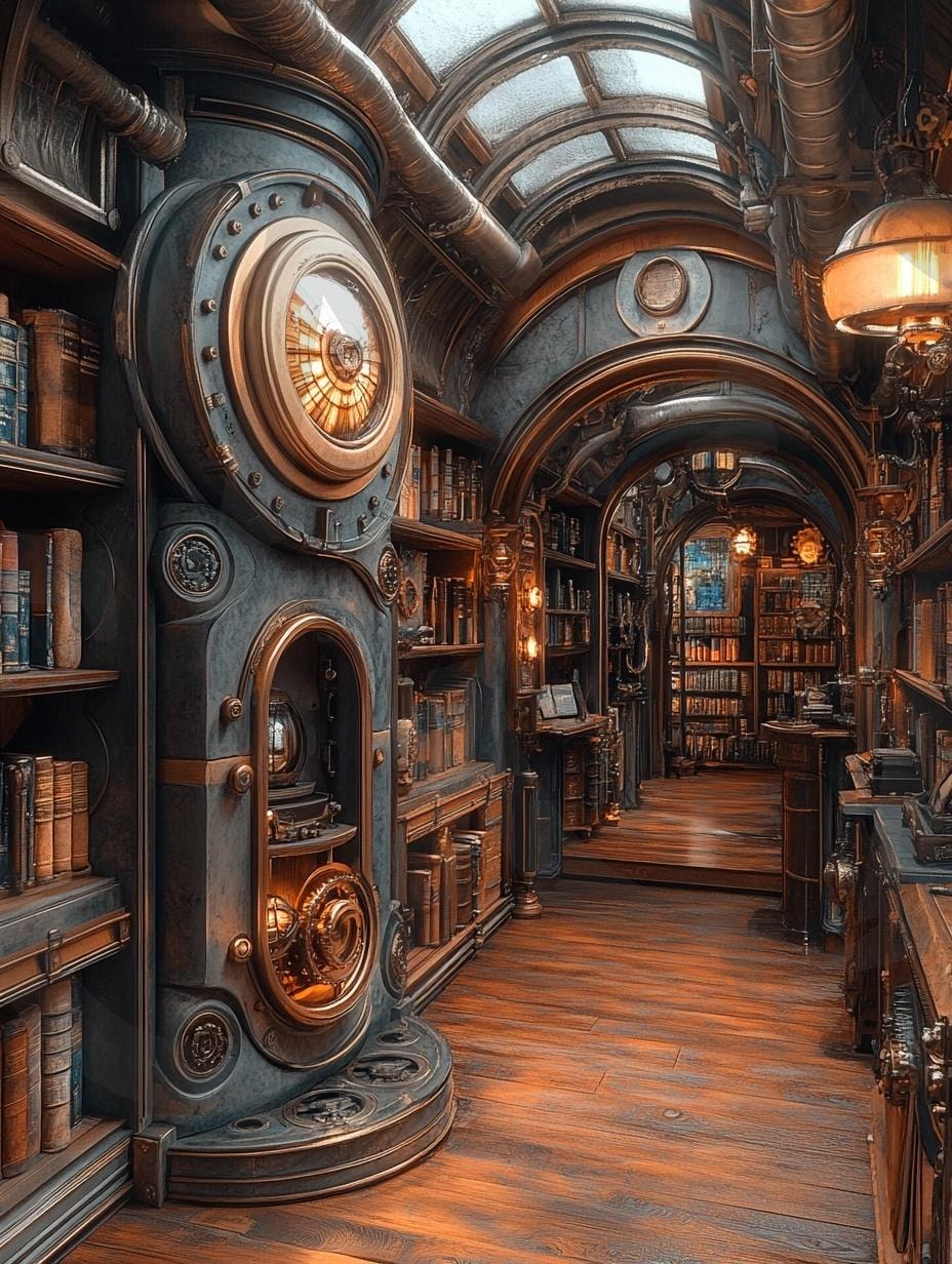 다양한 장소의 도서관의 모습17 | 풍경, 배경, 환경, 도서관, 건물, 책, ai | 스탠바이 STANDBUY 디지털 콘텐츠