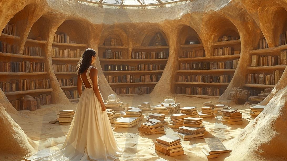 다양한 장소의 도서관의 모습66 | 풍경, 배경, 환경, 도서관, 건물, 책, ai | 스탠바이 STANDBUY 디지털 콘텐츠