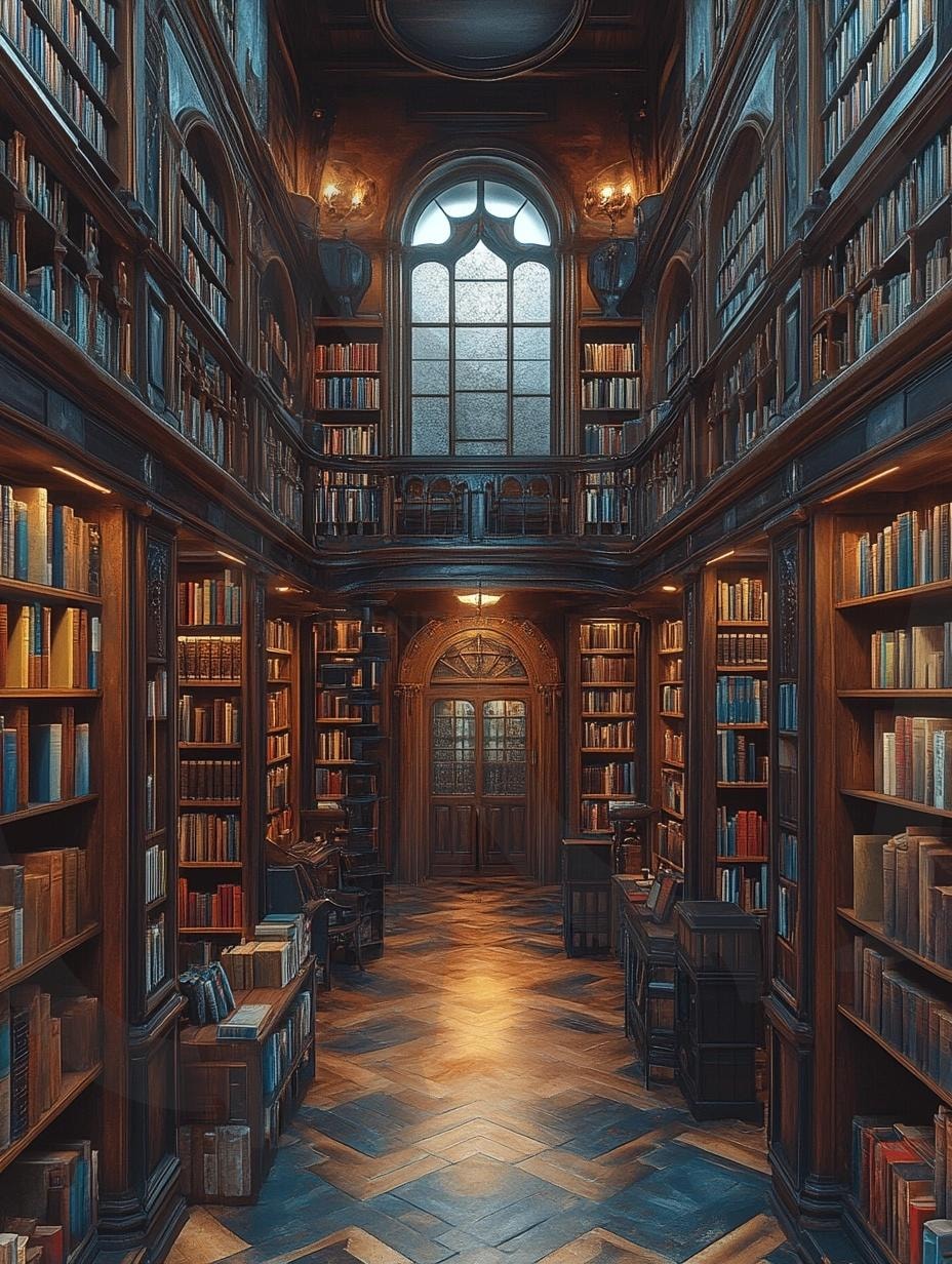다양한 장소의 도서관의 모습69 | 풍경, 배경, 환경, 도서관, 건물, 책, ai | 스탠바이 STANDBUY 디지털 콘텐츠
